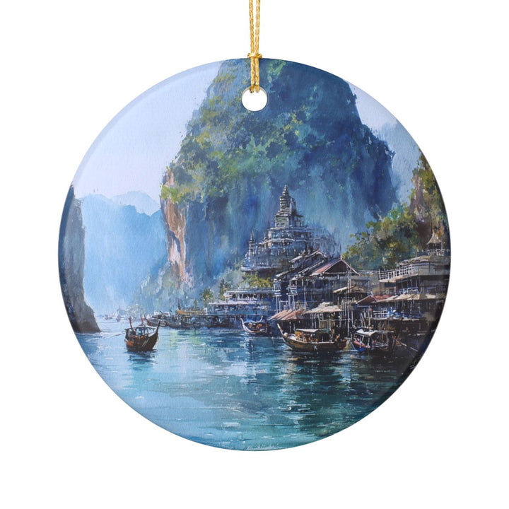 Phuket Thailand Ornament: Unique Phuket Thailand Souvenir, Phuket Thailand Xmas Decor, and Authentic Phuket Thailand Gift