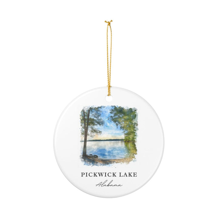 Pickwick Lake Alabama USA Ornament: Unique Pickwick Lake Souvenir, Pickwick Lake Alabama Xmas Decor, and Authentic Pickwick Lake Gift