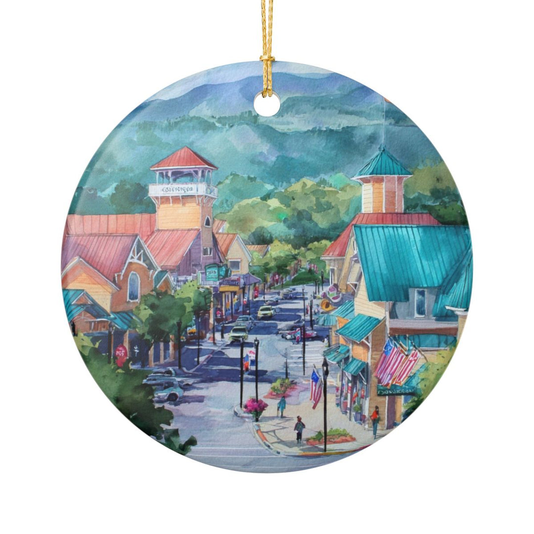 Pigeon Forge USA Ornament: Unique Pigeon Forge Souvenir, Pigeon Forge USA Xmas Decor, and Authentic Pigeon Forge Gift