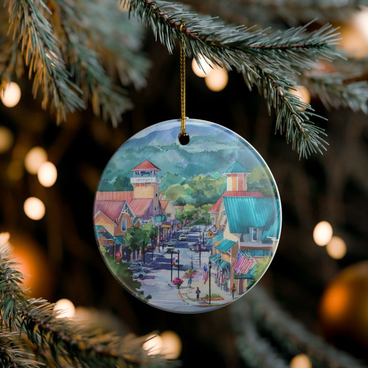 Pigeon Forge USA Ornament: Unique Pigeon Forge Souvenir, Pigeon Forge USA Xmas Decor, and Authentic Pigeon Forge Gift