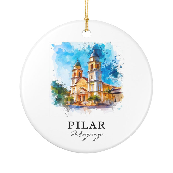 Pilar Paraguay Ornament: Unique Pilar Paraguay Souvenir, Pilar Paraguay Xmas Decor, and Authentic Pilar Paraguay Gift