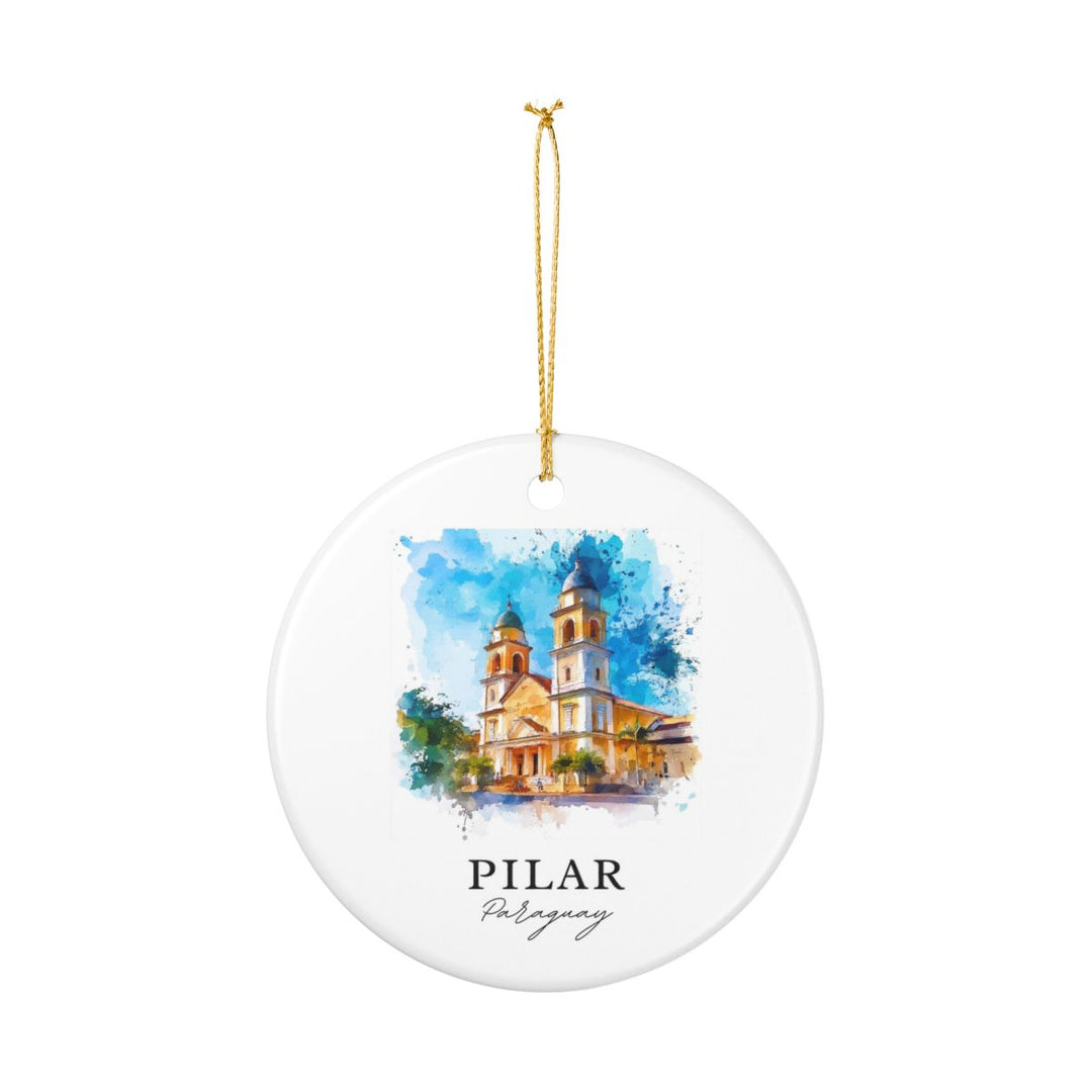 Pilar Paraguay Ornament: Unique Pilar Paraguay Souvenir, Pilar Paraguay Xmas Decor, and Authentic Pilar Paraguay Gift