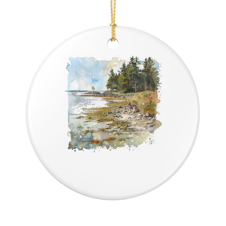 Pine Point Beach Maine Ornament: Unique Pine Point Beach Maine Souvenir, Pine Point Beach Maine Xmas Decor, and Authentic Pine Point Beach Maine Gift