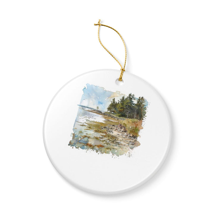 Pine Point Beach Maine Ornament: Unique Pine Point Beach Maine Souvenir, Pine Point Beach Maine Xmas Decor, and Authentic Pine Point Beach Maine Gift