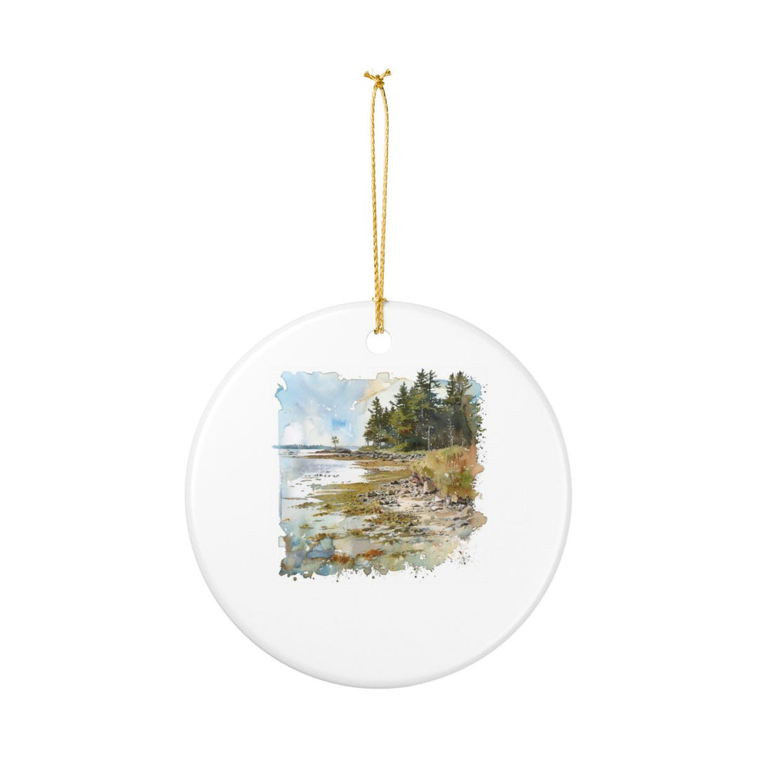 Pine Point Beach Maine Ornament: Unique Pine Point Beach Maine Souvenir, Pine Point Beach Maine Xmas Decor, and Authentic Pine Point Beach Maine Gift