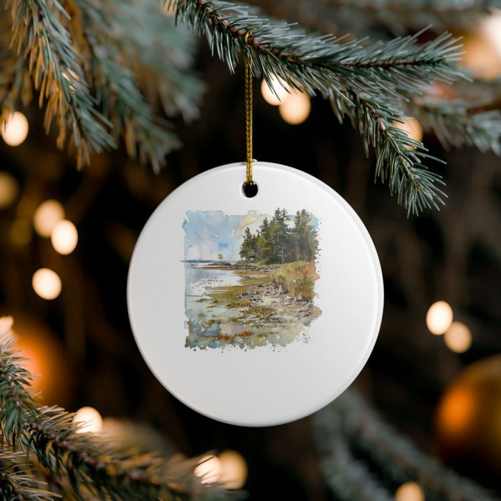 Pine Point Beach Maine Ornament: Unique Pine Point Beach Maine Souvenir, Pine Point Beach Maine Xmas Decor, and Authentic Pine Point Beach Maine Gift