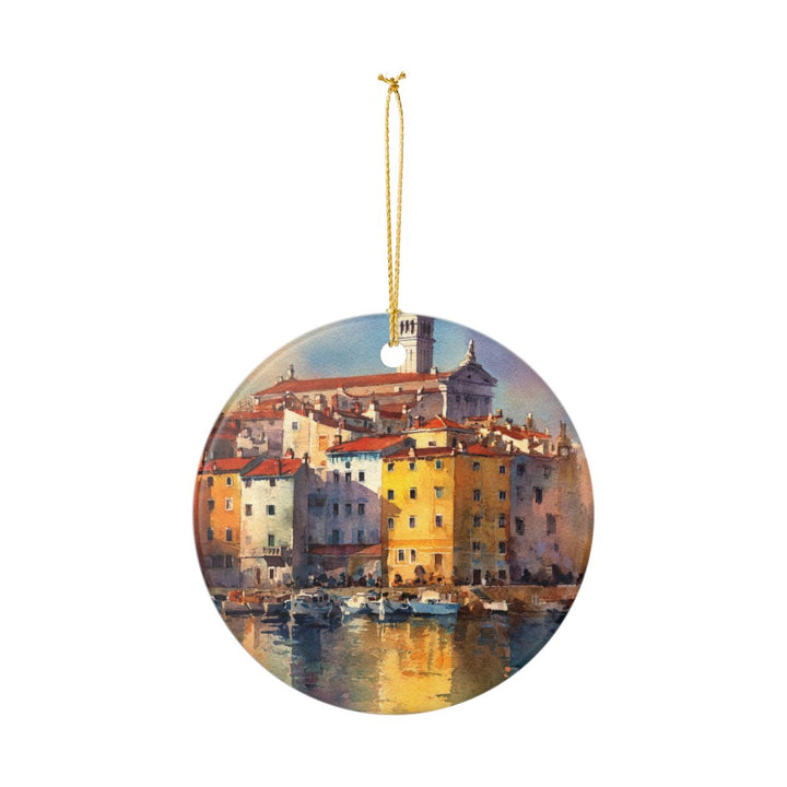 Piran Slovenia Ornament: Unique Piran Souvenir, Piran Slovenia Xmas Decor, and Authentic Piran Gift