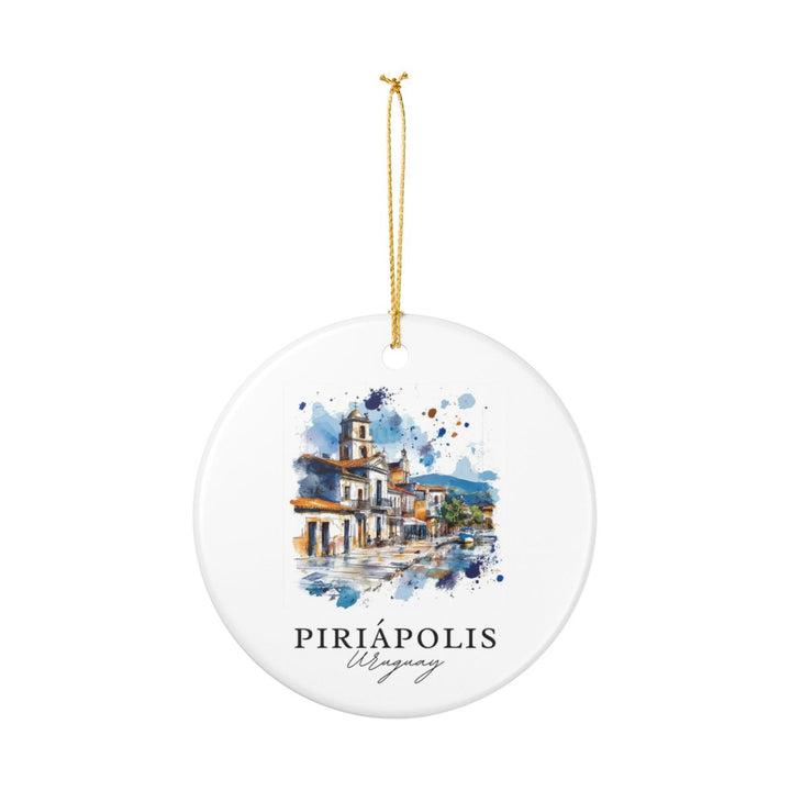 Piriápolis Uruguay Ornament: Unique Piriápolis Uruguay Souvenir, Piriápolis Uruguay Xmas Decor, and Authentic Piriápolis Uruguay Gift