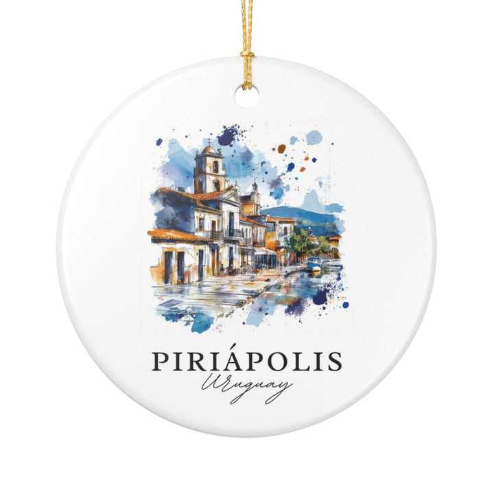 Piriápolis Uruguay Ornament: Unique Piriápolis Uruguay Souvenir, Piriápolis Uruguay Xmas Decor, and Authentic Piriápolis Uruguay Gift