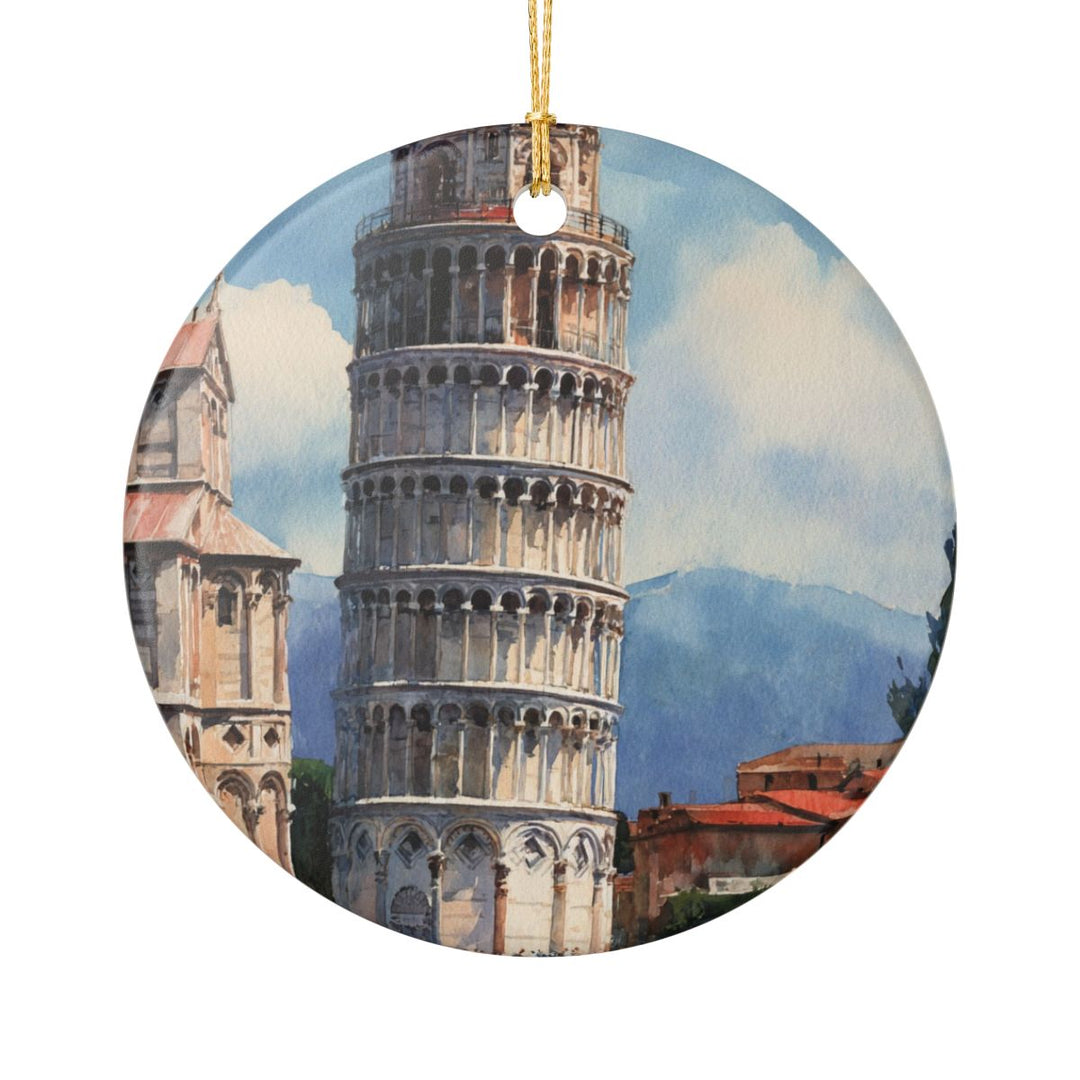 Pisa Italy Ornament: Unique Pisa Italy Souvenir, Pisa Italy Xmas Decor, and Authentic Pisa Italy Gift