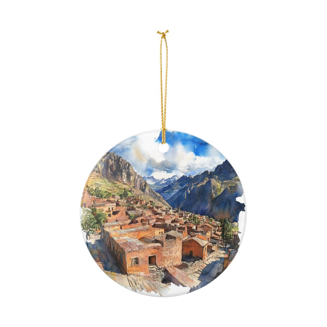 Pisac Peru Ornament: Unique Pisac Souvenir, Pisac Peru Xmas Decor, and Authentic Pisac Gift