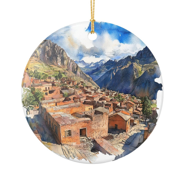 Pisac Peru Ornament: Unique Pisac Souvenir, Pisac Peru Xmas Decor, and Authentic Pisac Gift