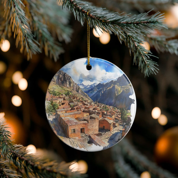 Pisac Peru Ornament: Unique Pisac Souvenir, Pisac Peru Xmas Decor, and Authentic Pisac Gift