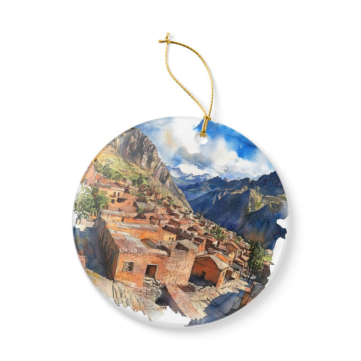 Pisac Peru Ornament: Unique Pisac Souvenir, Pisac Peru Xmas Decor, and Authentic Pisac Gift