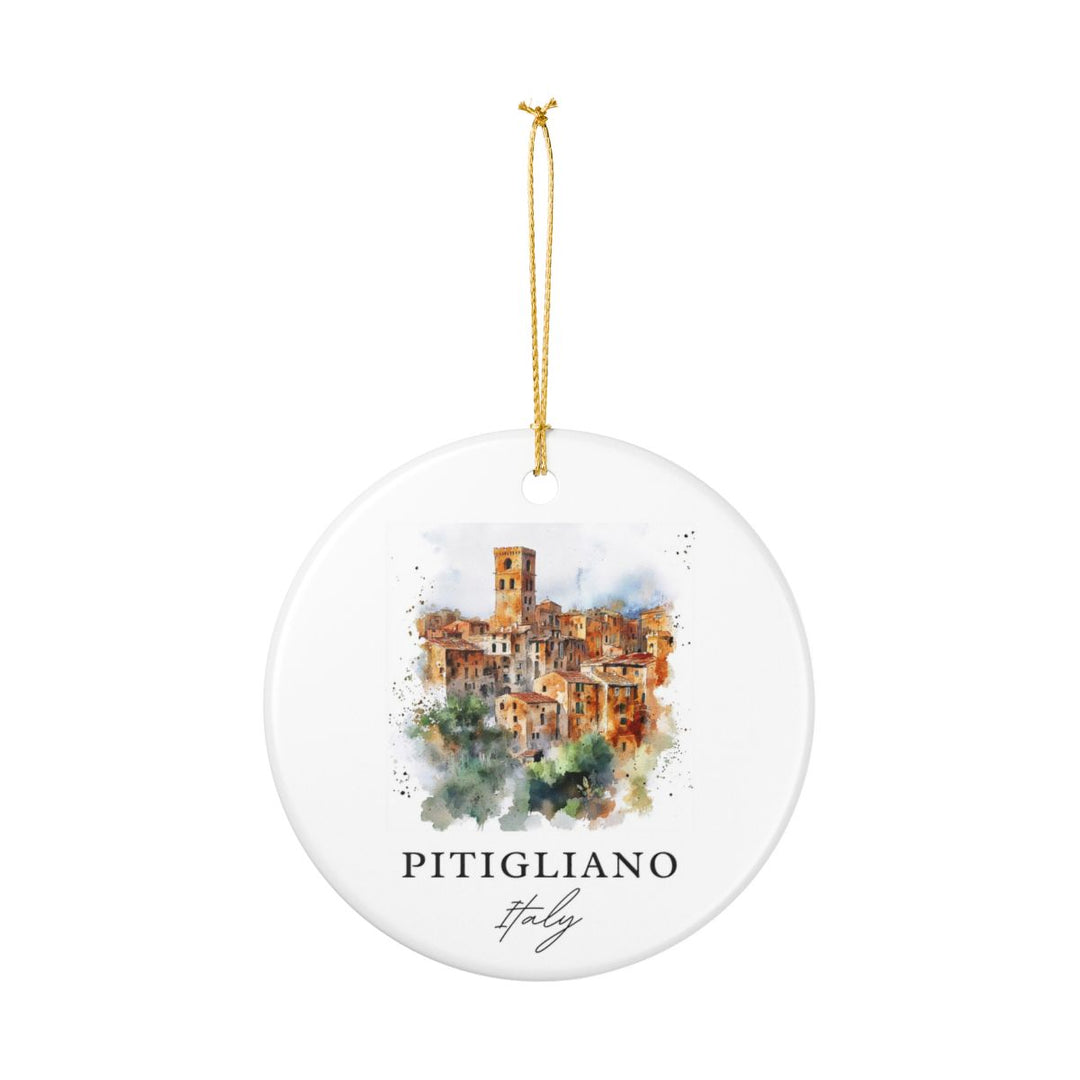Pitigliano Ornament: Unique Pitigliano Souvenir, Pitigliano Xmas Decor, and Authentic Pitigliano Gift
