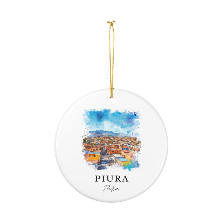 Piura Peru Ornament: Unique Piura Souvenir, Piura Peru Xmas Decor, and Authentic Piura Gift