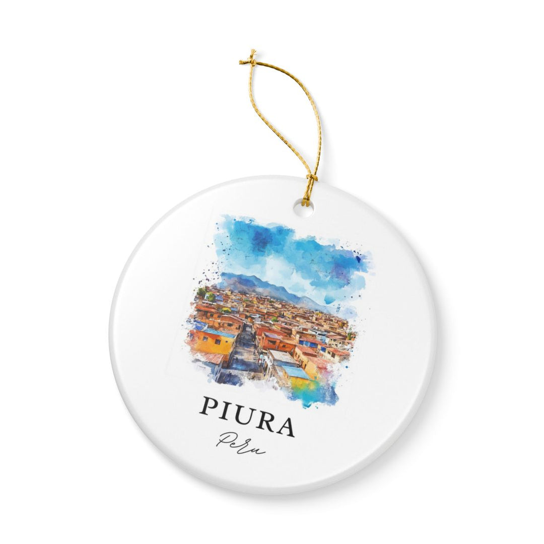 Piura Peru Ornament: Unique Piura Souvenir, Piura Peru Xmas Decor, and Authentic Piura Gift