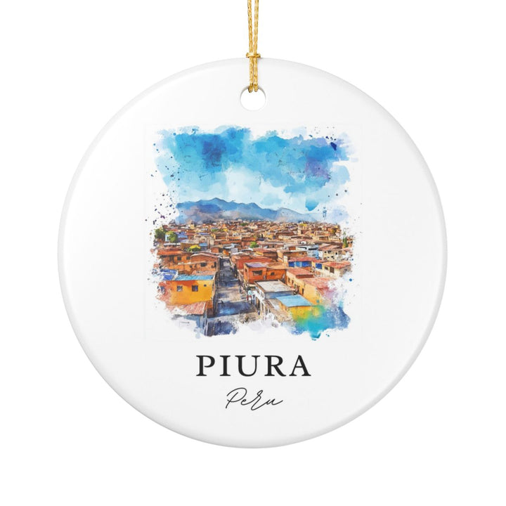 Piura Peru Ornament: Unique Piura Souvenir, Piura Peru Xmas Decor, and Authentic Piura Gift