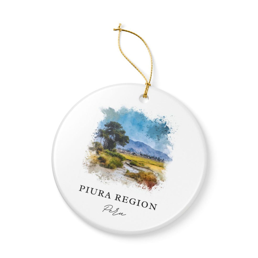Piura Region Peru Ornament: Unique Piura Region Souvenir, Piura Region Peru Xmas Decor, and Authentic Piura Region Gift