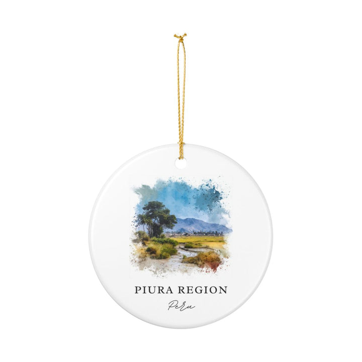 Piura Region Peru Ornament: Unique Piura Region Souvenir, Piura Region Peru Xmas Decor, and Authentic Piura Region Gift