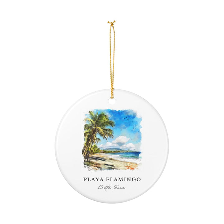 Playa Flamingo Costa Rica Ornament: Unique Playa Flamingo Costa Rica Souvenir, Playa Flamingo Costa Rica Xmas Decor