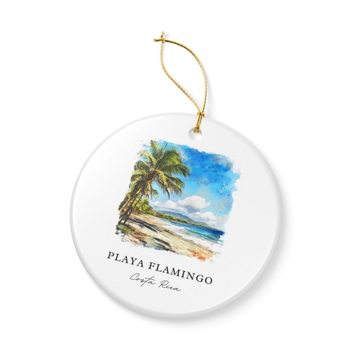 Playa Flamingo Costa Rica Ornament: Unique Playa Flamingo Costa Rica Souvenir, Playa Flamingo Costa Rica Xmas Decor