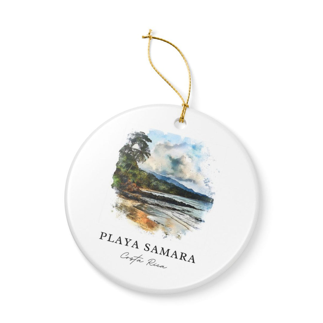 Playa Samara Costa Rica Ornament: Unique Playa Samara Costa Rica Souvenir, Playa Samara Costa Rica Xmas Decor