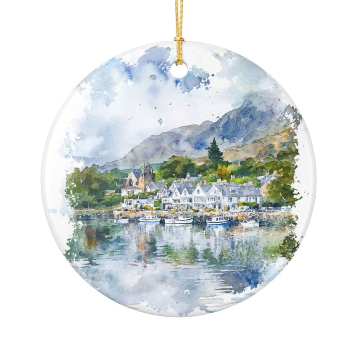 Plockton Scotland Ornament: Unique Plockton Souvenir, Plockton Scotland Xmas Decor, and Authentic Plockton Gift