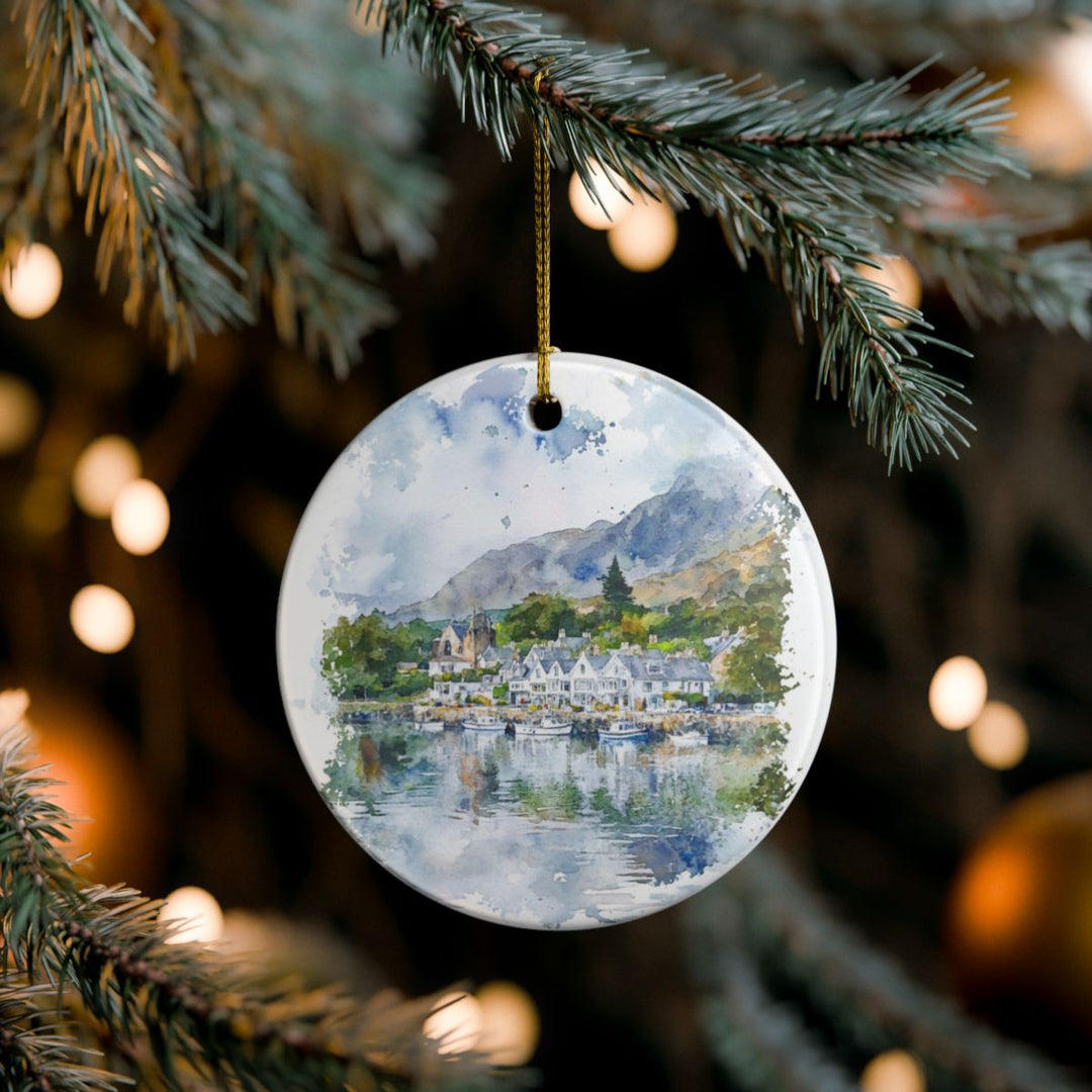 Plockton Scotland Ornament: Unique Plockton Souvenir, Plockton Scotland Xmas Decor, and Authentic Plockton Gift