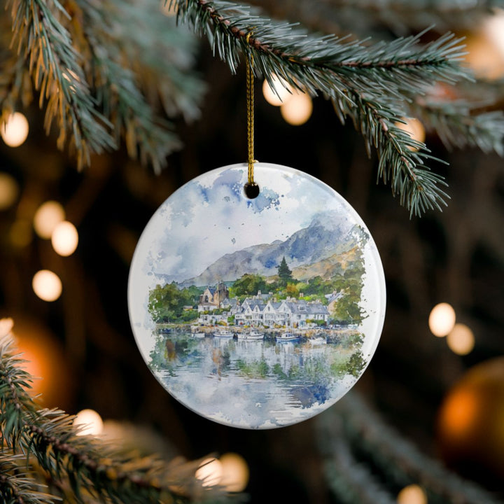 Plockton Scotland Ornament: Unique Plockton Souvenir, Plockton Scotland Xmas Decor, and Authentic Plockton Gift