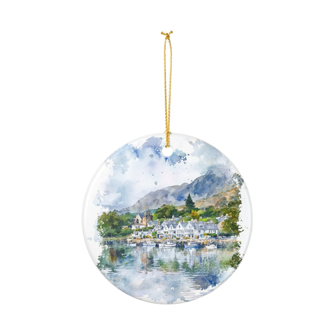 Plockton Scotland Ornament: Unique Plockton Souvenir, Plockton Scotland Xmas Decor, and Authentic Plockton Gift