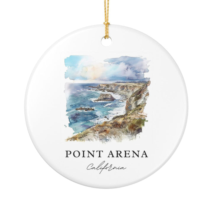 Point Arena California Ornament: Unique Point Arena Souvenir, Point Arena California Xmas Decor, and Authentic Point Arena Gift