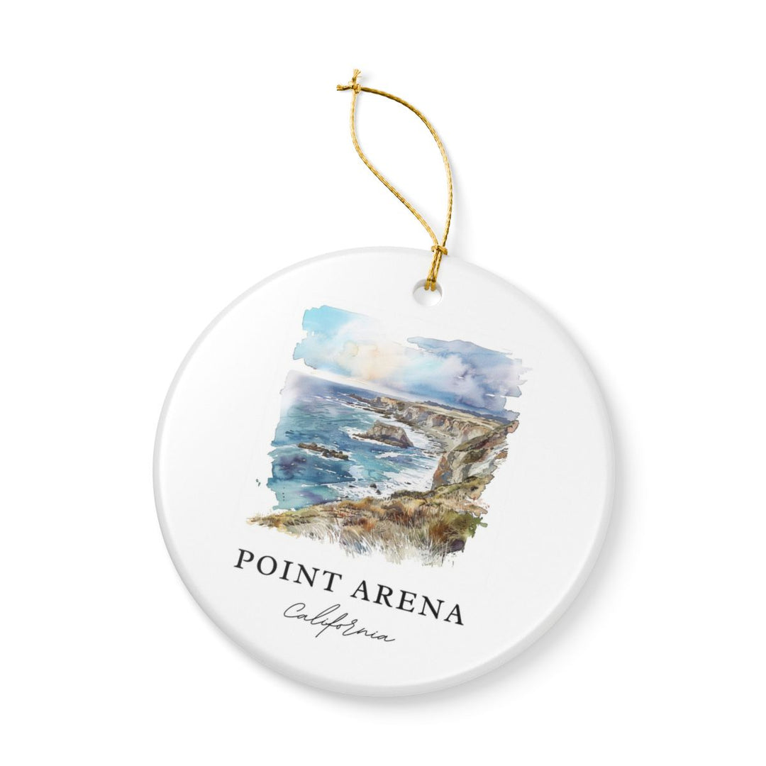 Point Arena California Ornament: Unique Point Arena Souvenir, Point Arena California Xmas Decor, and Authentic Point Arena Gift