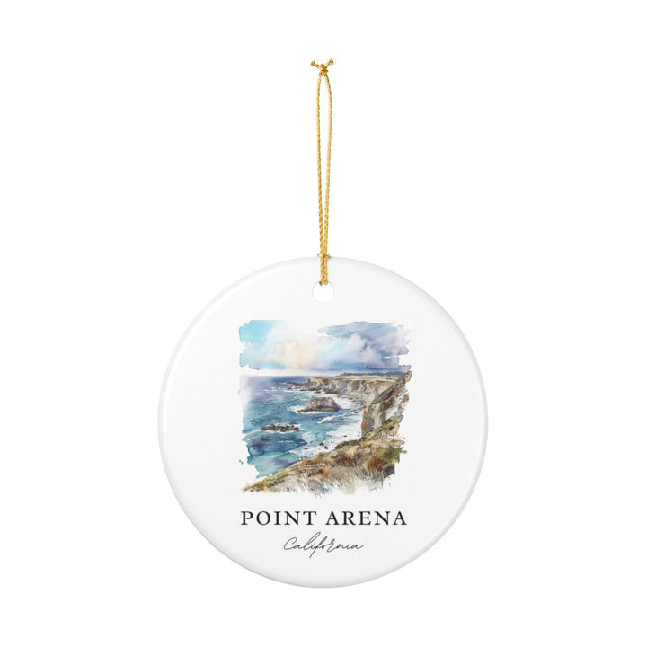 Point Arena California Ornament: Unique Point Arena Souvenir, Point Arena California Xmas Decor, and Authentic Point Arena Gift