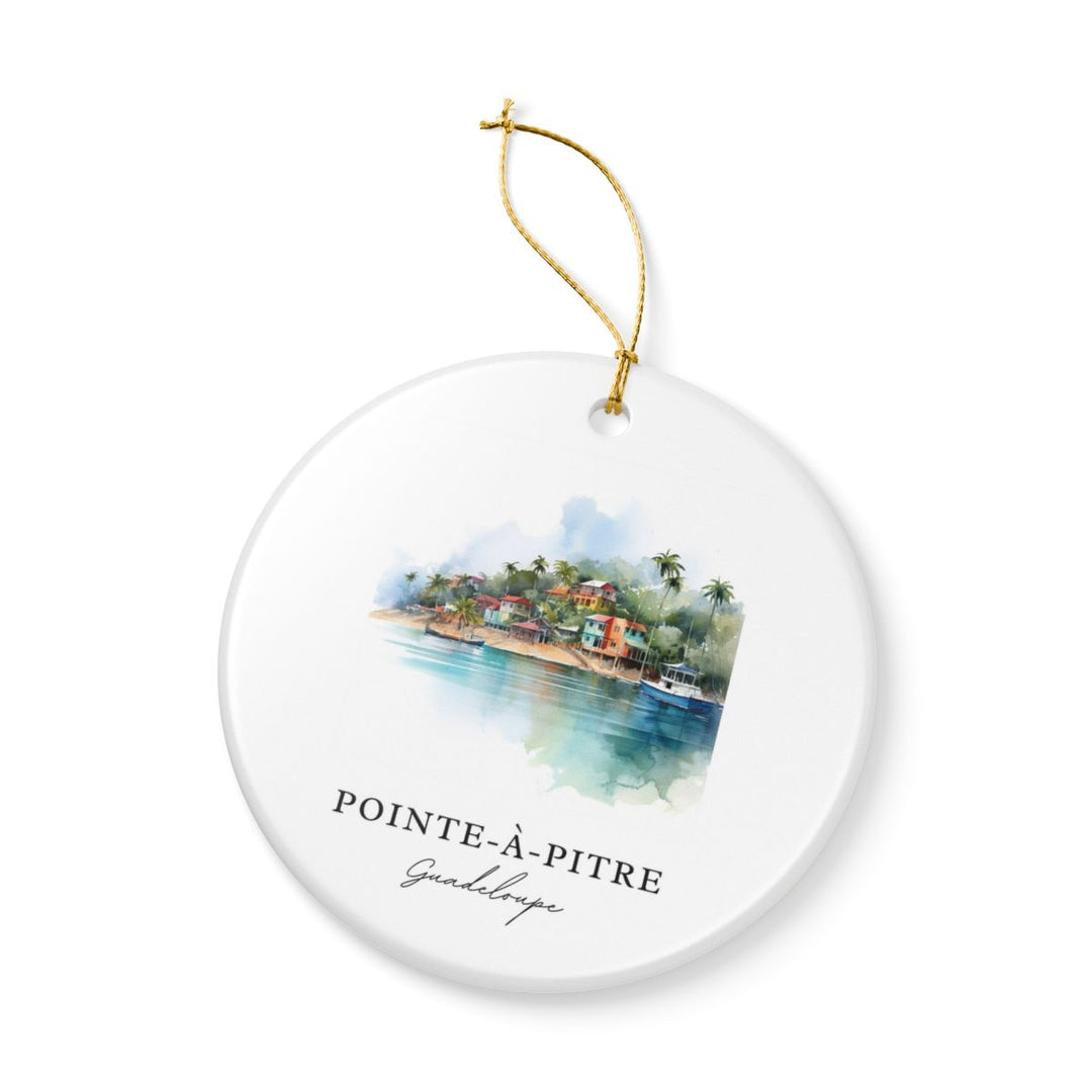 Pointe À Pitre Guadeloupe Ornament: Unique Pointe À Pitre Guadeloupe Souvenir, Pointe À Pitre Guadeloupe Xmas Decor