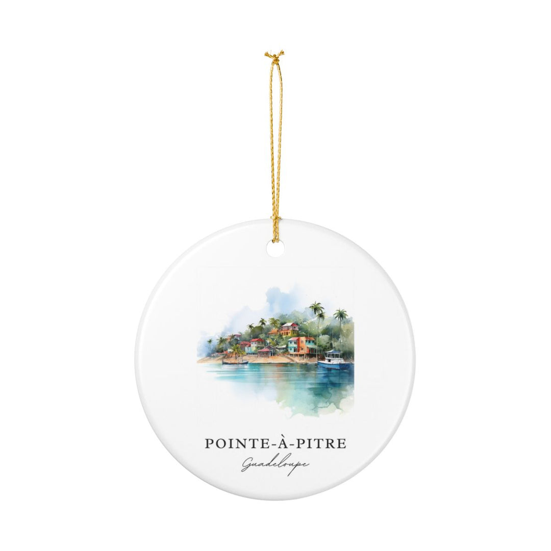 Pointe À Pitre Guadeloupe Ornament: Unique Pointe À Pitre Guadeloupe Souvenir, Pointe À Pitre Guadeloupe Xmas Decor