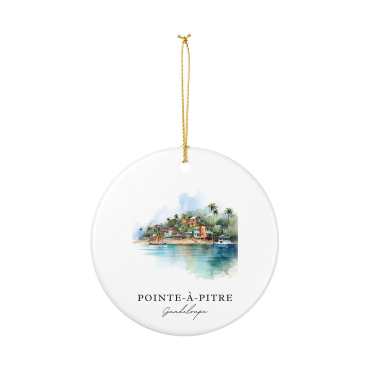 Pointe À Pitre Guadeloupe Ornament: Unique Pointe À Pitre Guadeloupe Souvenir, Pointe À Pitre Guadeloupe Xmas Decor