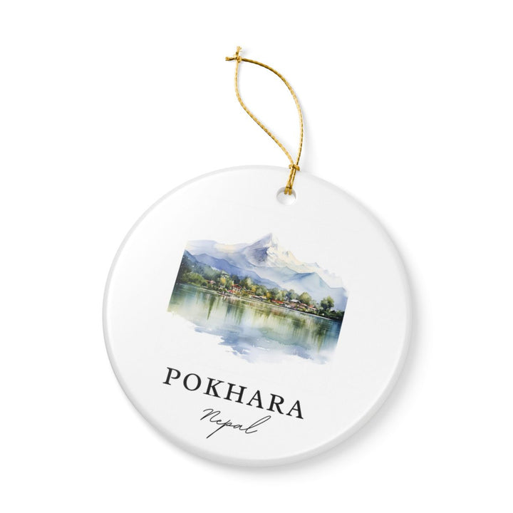 Pokhara Nepal Ornament | Christmas Travel Souvenir Gift