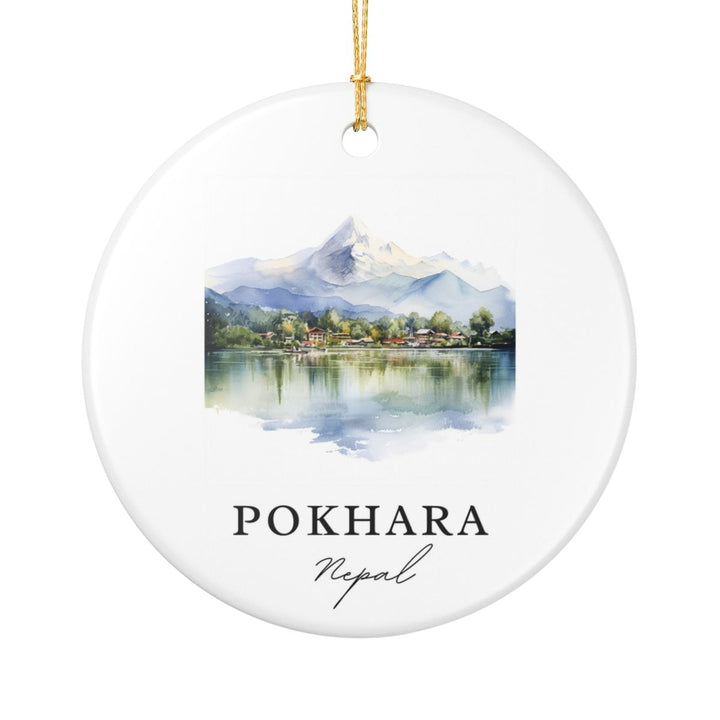 Pokhara Nepal Ornament | Christmas Travel Souvenir Gift