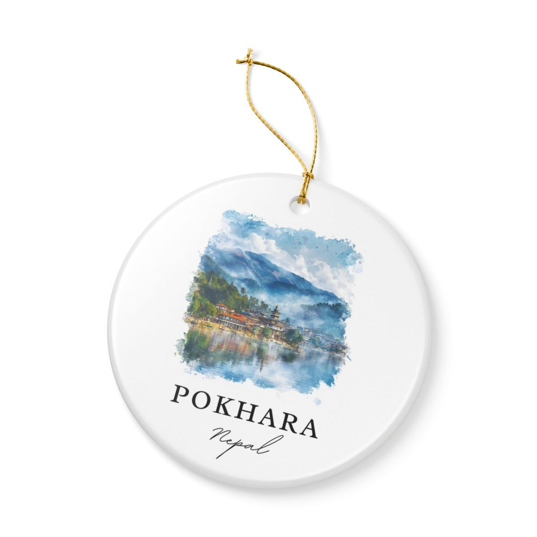 Pokhara Nepal Ornament | Christmas Travel Souvenir Gift