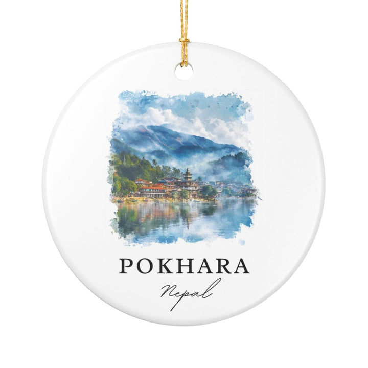 Pokhara Nepal Ornament | Christmas Travel Souvenir Gift