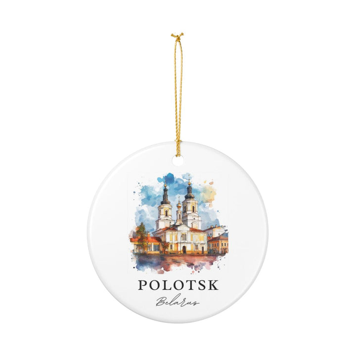 Polotsk Belarus Ornament: Unique Polotsk Belarus Souvenir, Polotsk Belarus Xmas Decor, and Authentic Polotsk Belarus Gift