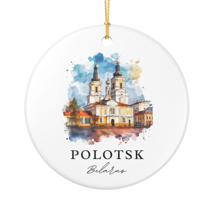 Polotsk Belarus Ornament: Unique Polotsk Belarus Souvenir, Polotsk Belarus Xmas Decor, and Authentic Polotsk Belarus Gift