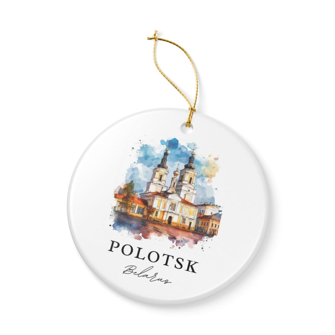 Polotsk Belarus Ornament: Unique Polotsk Belarus Souvenir, Polotsk Belarus Xmas Decor, and Authentic Polotsk Belarus Gift