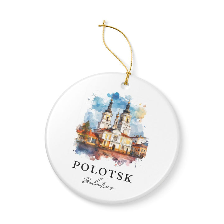 Polotsk Belarus Ornament: Unique Polotsk Belarus Souvenir, Polotsk Belarus Xmas Decor, and Authentic Polotsk Belarus Gift