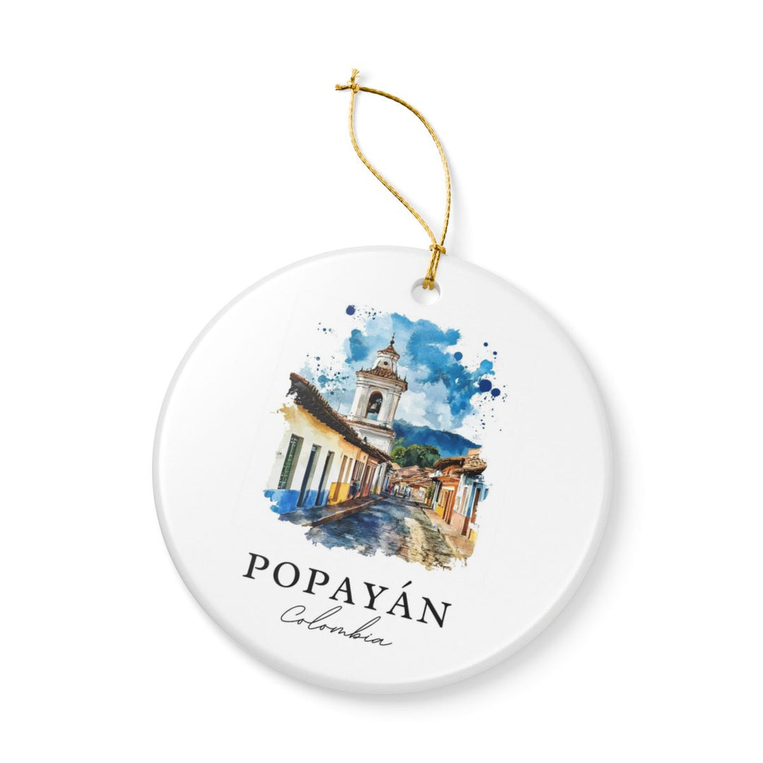 Popayán Colombia Ornament: Unique Popayán Souvenir, Popayán Colombia Xmas Decor, and Authentic Popayán Gift