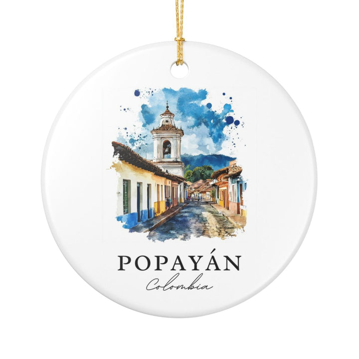 Popayán Colombia Ornament: Unique Popayán Souvenir, Popayán Colombia Xmas Decor, and Authentic Popayán Gift