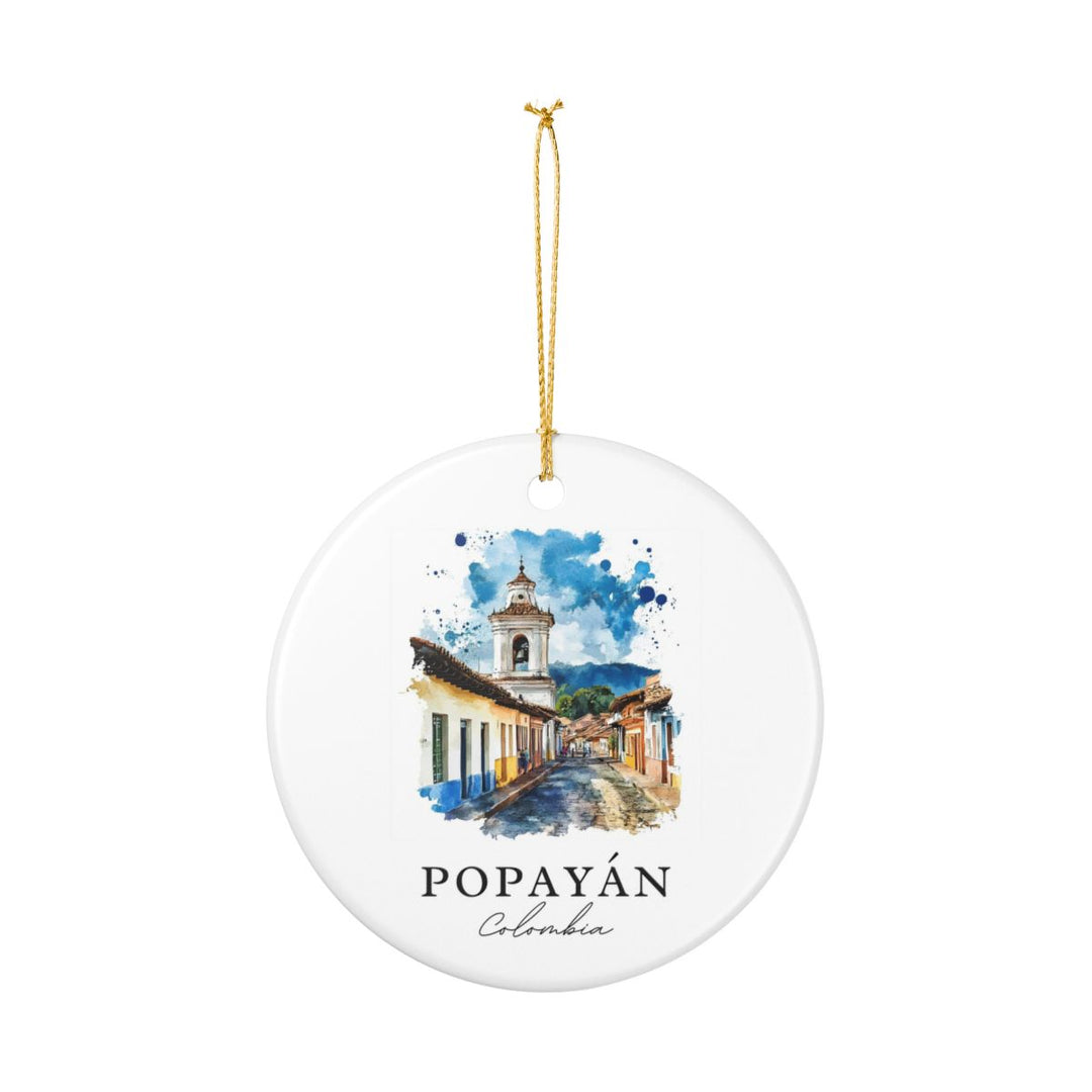Popayán Colombia Ornament: Unique Popayán Souvenir, Popayán Colombia Xmas Decor, and Authentic Popayán Gift