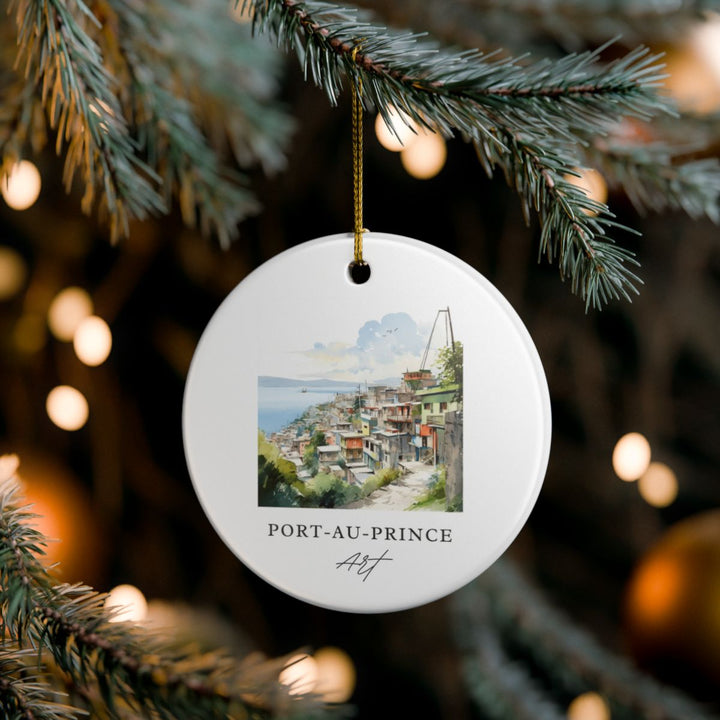 Port-au-prince Haiti Ornament | Christmas Travel Souvenir Gift