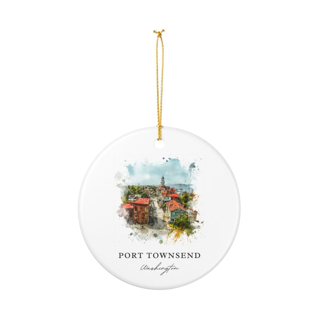 Port Townsend Washington Ornament: Unique Port Townsend Souvenir, Port Townsend Washington Xmas Decor, and Authentic Port Townsend Gift